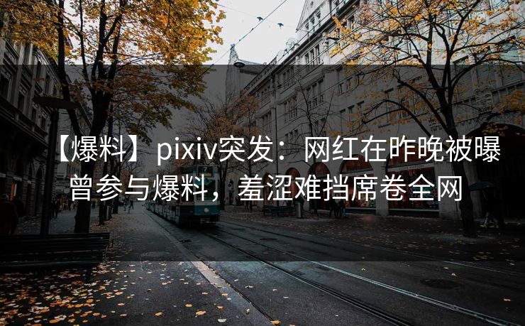 【爆料】pixiv突发：网红在昨晚被曝曾参与爆料，羞涩难挡席卷全网